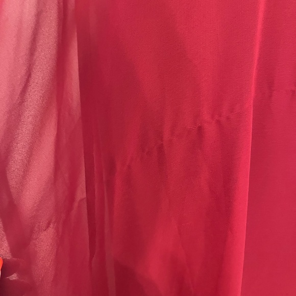 Dessy girl red dress - Picture 2 of 7